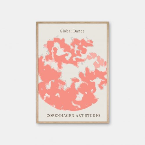 Copenhagen-Art-Studio-GlobalDance-Peach-eg-ramme