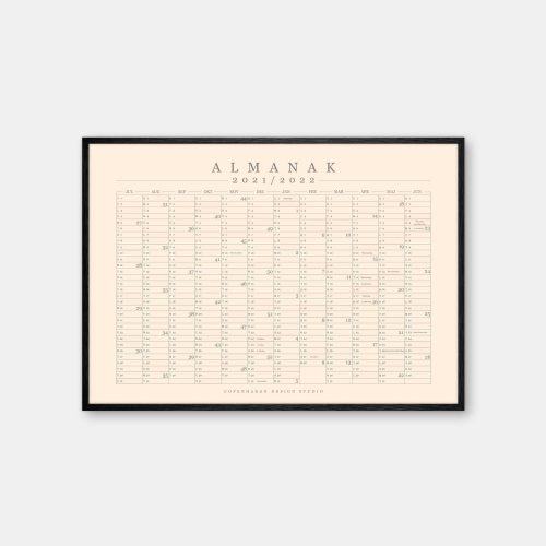 Copenhagen-Design-Studio-Halvaars-Kalender-Powder-plakat-sort-ramme