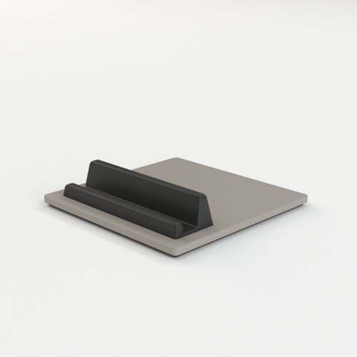 Tile iPad & iPhone holder - cosy grey / lysegrå