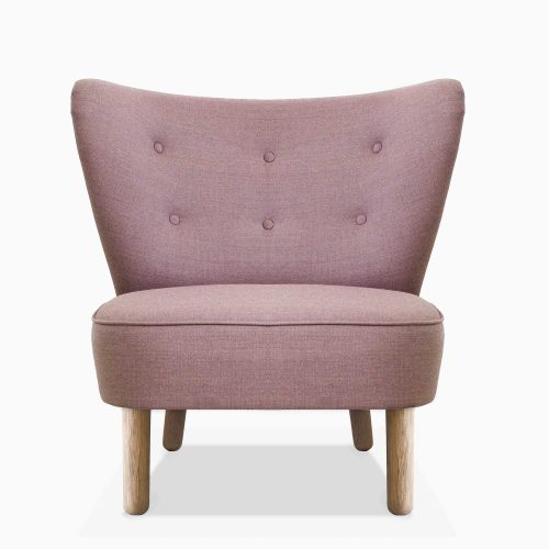 Domusnord-Take-a-Break-Lounge-Chair-stol-Dusty-Rose-Front