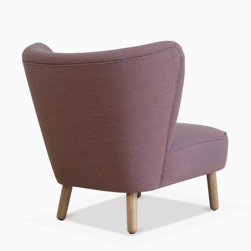 Domusnord-Take-a-Break-Lounge-Chair–-Crispy-Rose-Side
