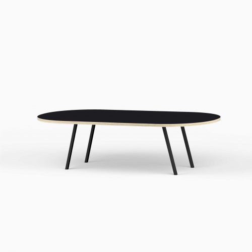 Line-View-Lounge-Table-Krydsfiner-Sofa-Bord-Nero-Stort-sort-ben