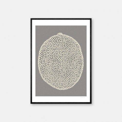 julia-hallstroem-citrus-plakat-sort-ramme