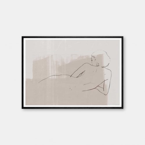 julia-hallstroem-croquis-plakat-sort-ramme