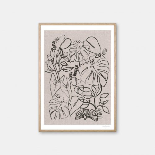 julia-hallstroem-garden-plakat-eg-ramme