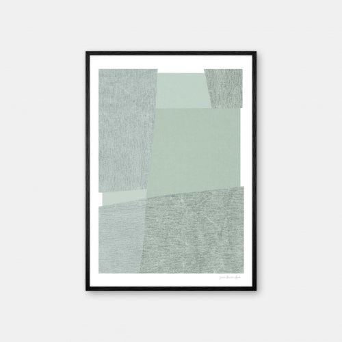 julia-hallstroem-mint-plakat-sort-ramme