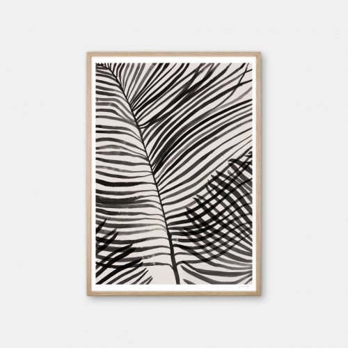 julia-hallstroem-palm-leaves-plakat-eg-ramme